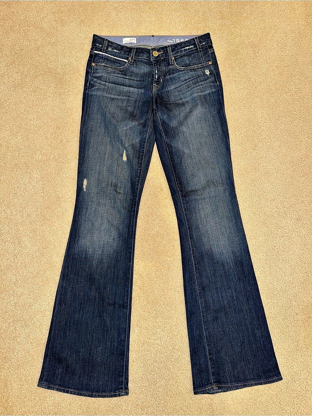 GAP DENIM SEXY BOOT BOOTCUT DARK WASH JEANS EUC 27 4